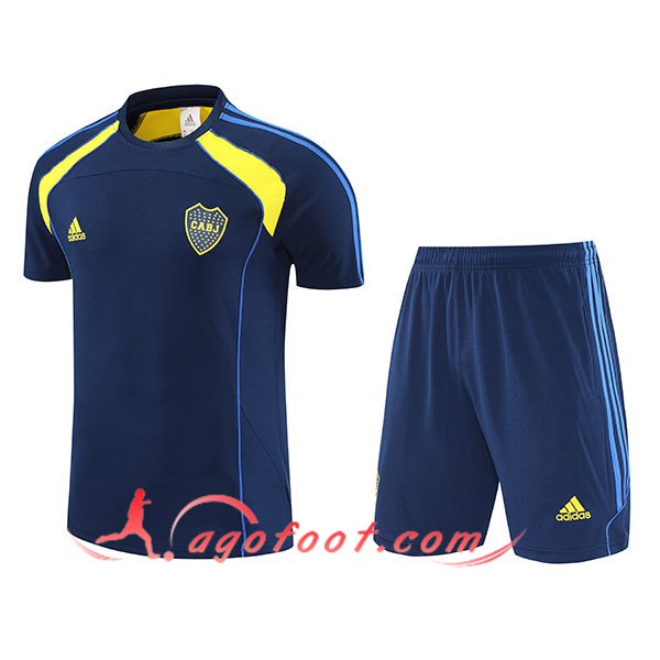 Ensemble Training T-Shirts Boca Juniors Bleu/Giallo 2025/2026