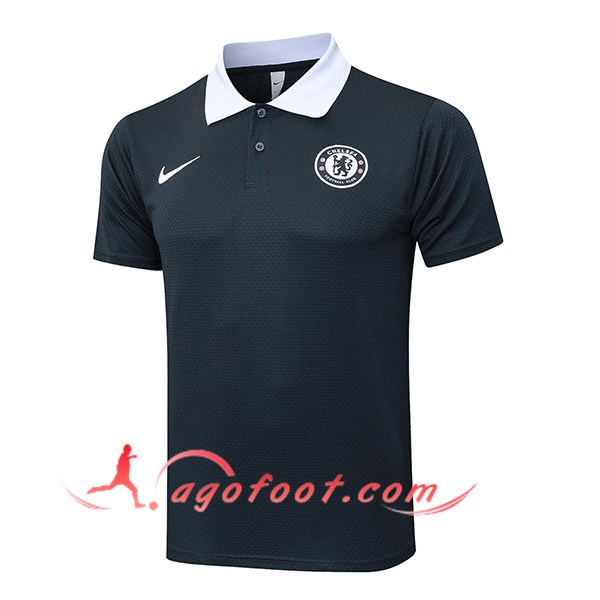 Polo Foot FC Chelsea Gris Foncé 2025/2026