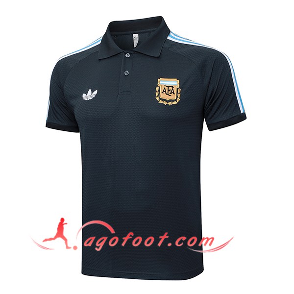 Polo Foot Argentina Gris Foncé 2025/2026