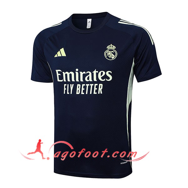 Training T-Shirts Real Madrid Bleu Marine 2025/2026 -02
