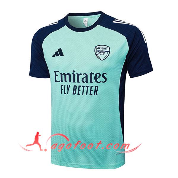 Training T-Shirts Arsenal Vert/Bleu 2025/2026