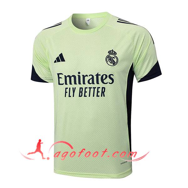 Training T-Shirts Real Madrid Vert/Bleu 2025/2026