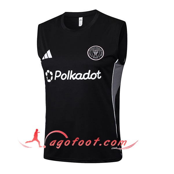 Training Debardeurs Inter Miami CF Noir/Gris 2025/2026