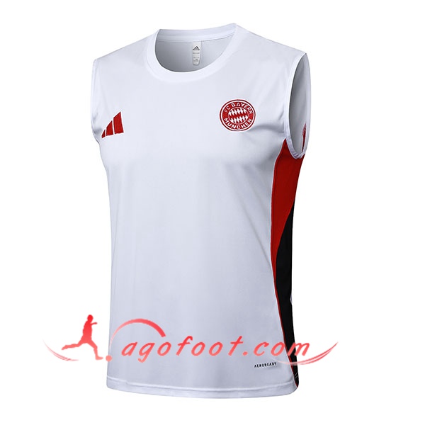 Training Debardeurs Bayern Munich Blanc/Noir/Rouge 2025/2026