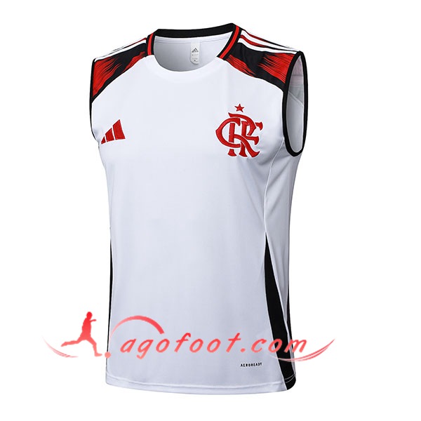 Training Debardeurs Flamengo Blanc/Noir/Rouge 2025/2026