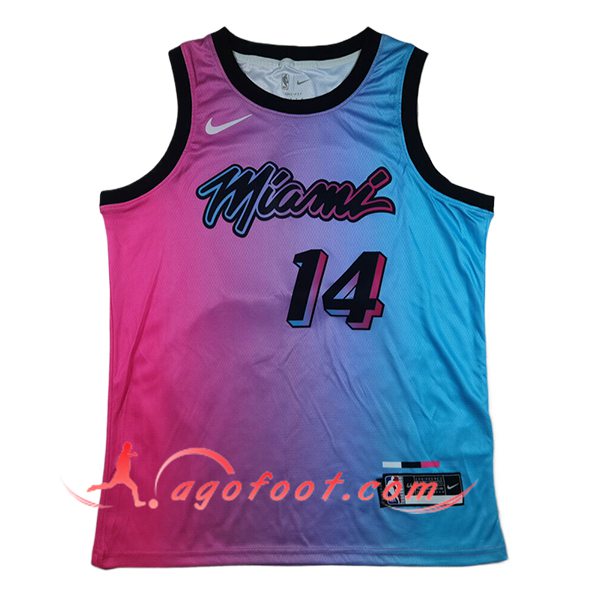 Maillot Miami Heat (HEEEO #14) 2025/26 Bleu/Pourpre