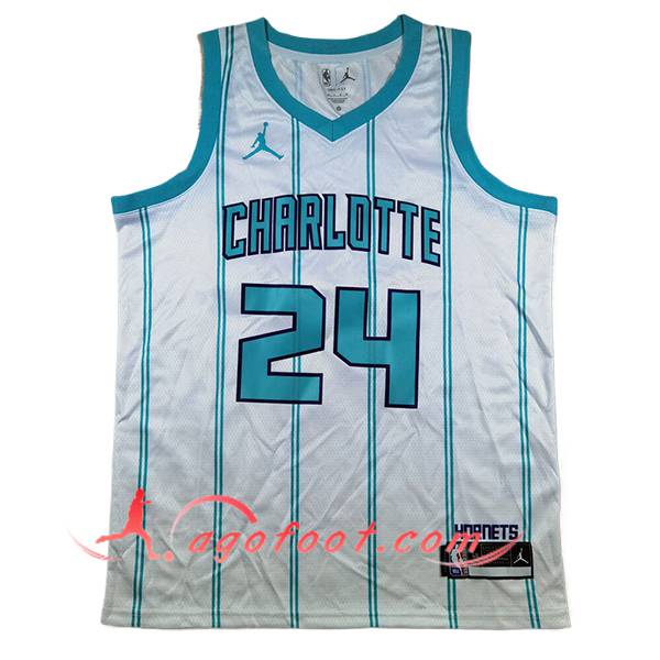 Maillot Charlotte Hornets (MILLER #24) 2025/26 Blanc/Bleu