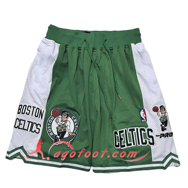 Shorts NBA Boston Celtics 2025/26 Vert/Blanc