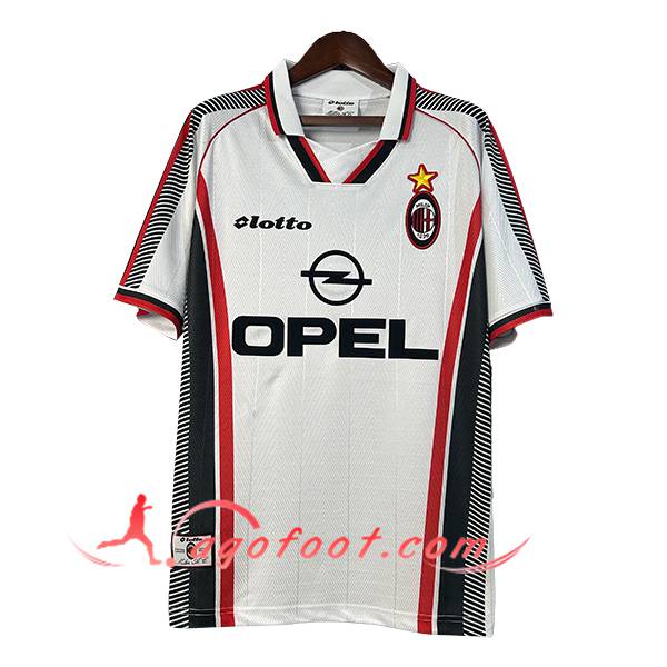 Maillot de Foot Milan AC Retro Exterieur 1998/1999