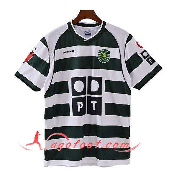 Maillot de Foot Sporting CP Retro Domicile 2001/2003
