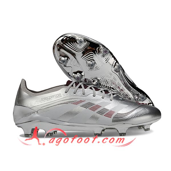 Adidas Chaussures de Foot 25 Predator Elite FG Gris