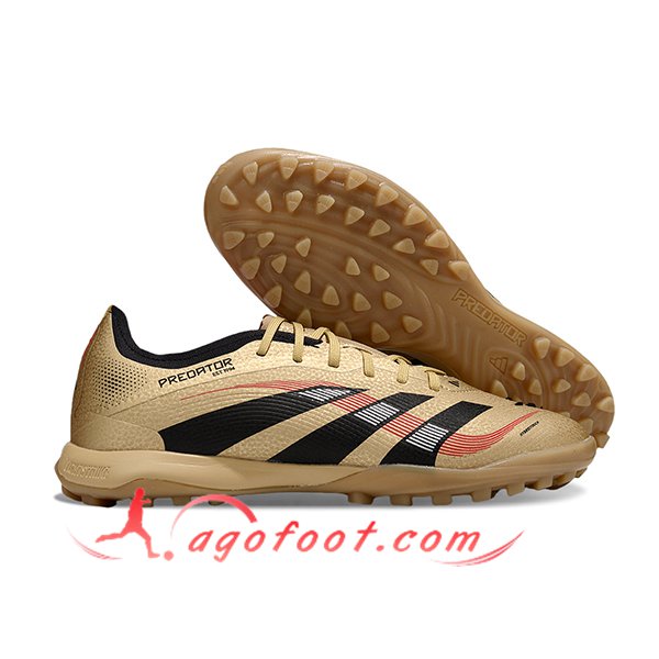 Adidas Chaussures de Foot PREDATOR 25 ELITE TF BOOTS Brun/Noir