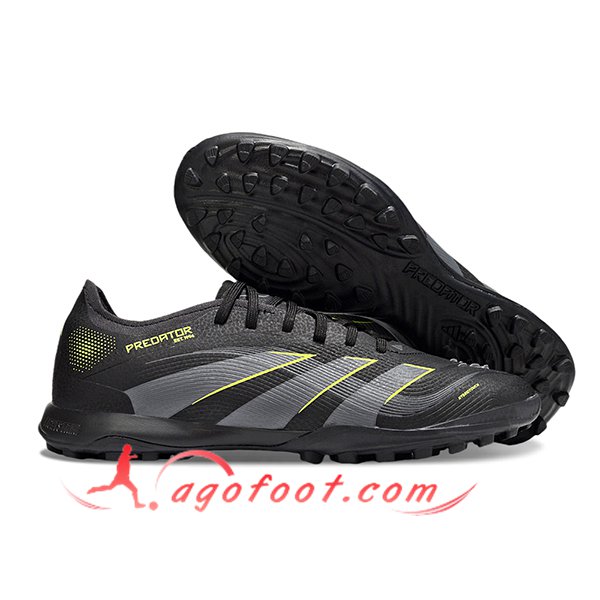 Adidas Chaussures de Foot PREDATOR 25 ELITE TF BOOTS Noir/Gris/Vert