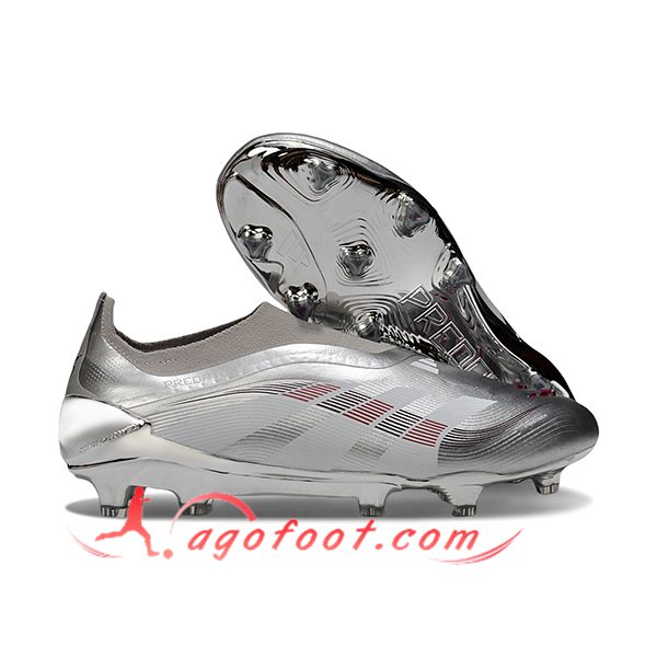 Adidas Chaussures de Foot 25 Predator Elite LL FG Gris