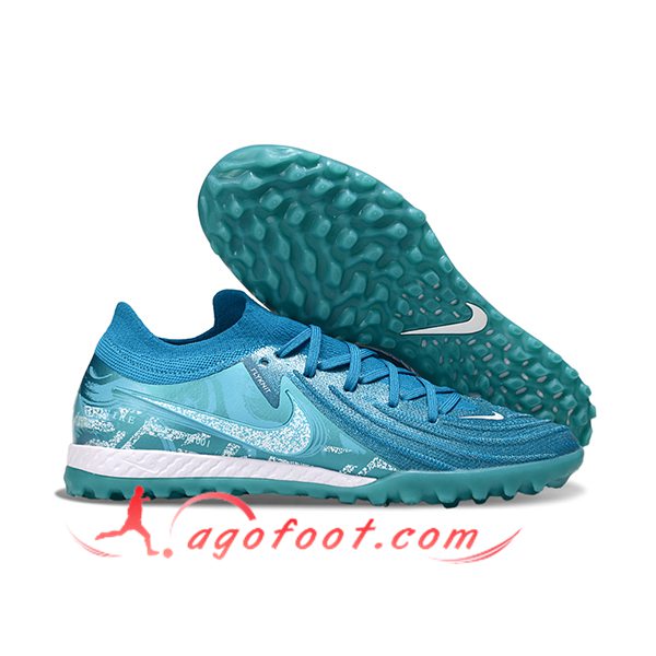 Nike Chaussures de Foot Phantom GX II EliteTF Bleu