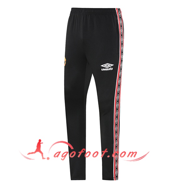 Pantalon Foot Manchester United Noir/Rouge 2025/2026 -03