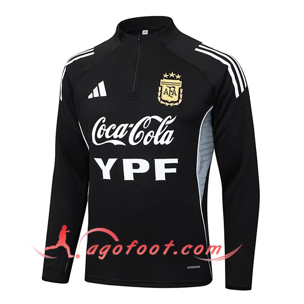 Sweatshirt Training Argentine Noir/Gris 2025/2026