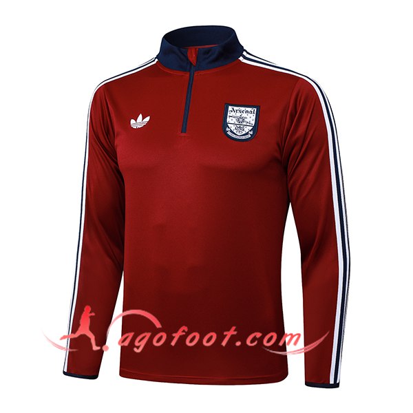 Sweatshirt Training Arsenal Rouge/Bleu/Blanc 2025/2026