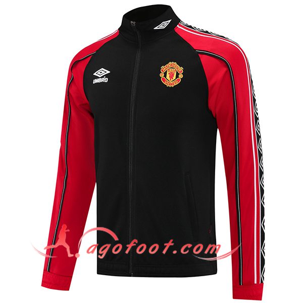 Veste Foot Manchester United Noir/Rouge 2025/2026 -03