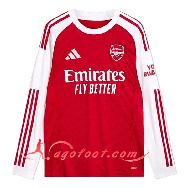 Nouveau Maillot de Foot Arsenal Manches Longues Domicile 2025/2026