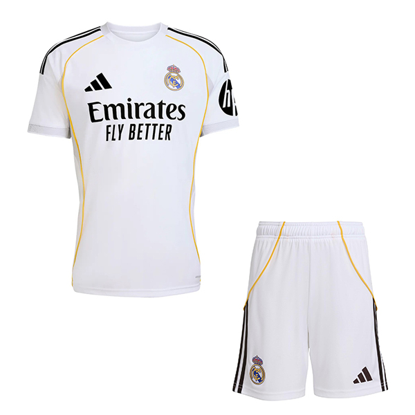 Nouveau Maillot de Foot Real Madrid Enfant Domicile 2025/2026