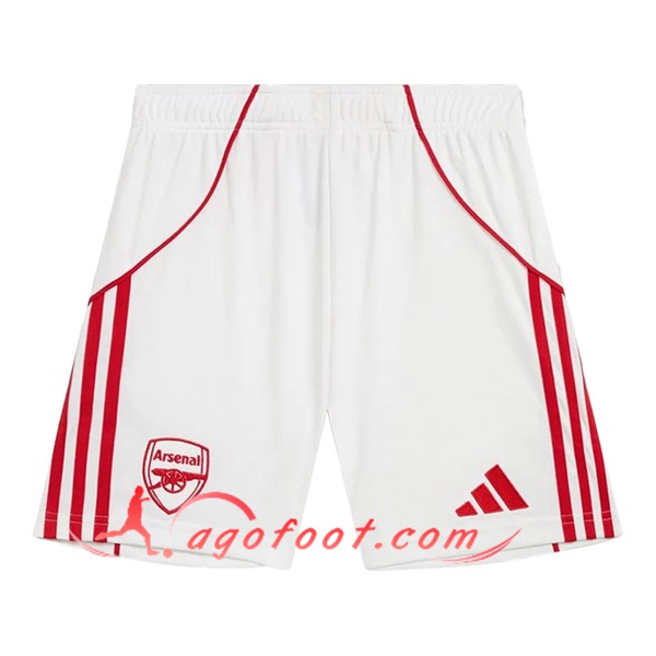 Short de Foot Arsenal Domicile 2025/2026