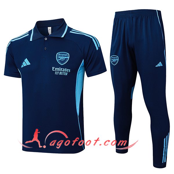 Ensemble Polo Foot Arsenal Bleu 2025/2026