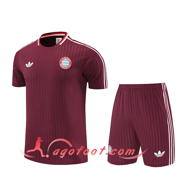 Ensemble Training T-Shirts Bayern Munich Rouge/Blanc 2025/2026 -03