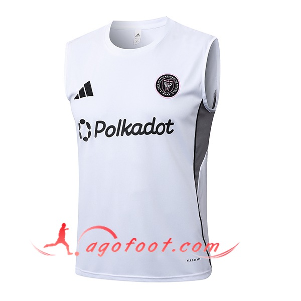 Training Debardeurs Inter Miami CF Blanc/Noir 2025/2026