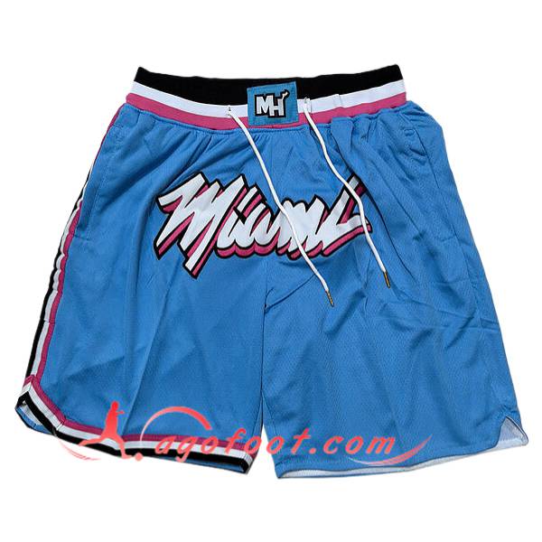 Shorts NBA Miami Heat 2025/26 Bleu
