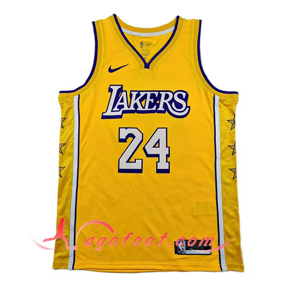 Maillot Los Angeles Lakers (BRYANT #24) 2025/26 Jaune