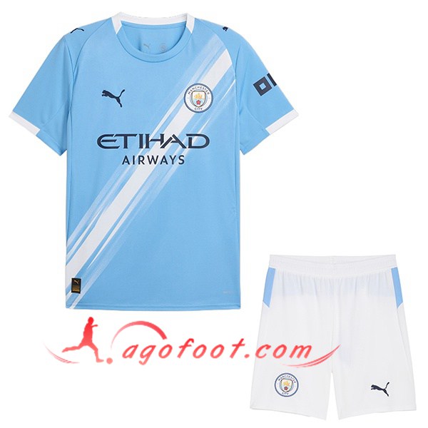 Ensemble Maillot Manchester City Domicile + Short 2025/2026