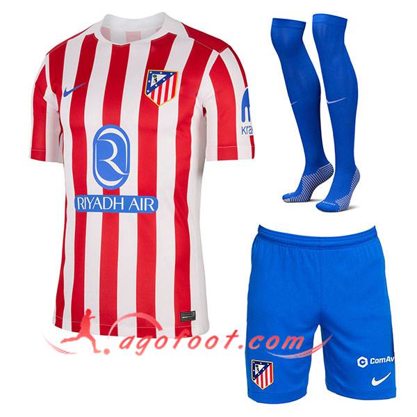 Ensemble Maillot Atletico Madrid Domicile (Short + Chaussettes) 2025/2026