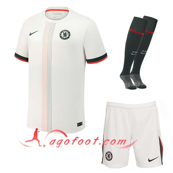 Ensemble Maillot Chelsea Exterieur (Short + Chaussettes) 2025/2026