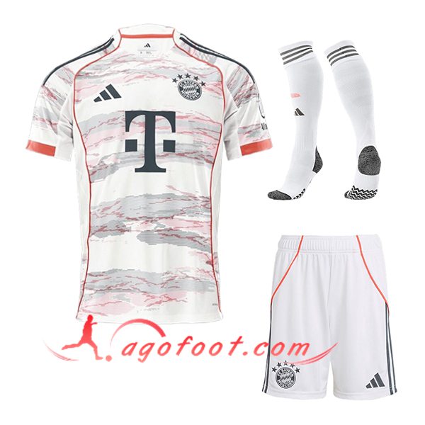 Ensemble Maillot Bayern Munich Exterieur (Short + Chaussettes) 2025/2026