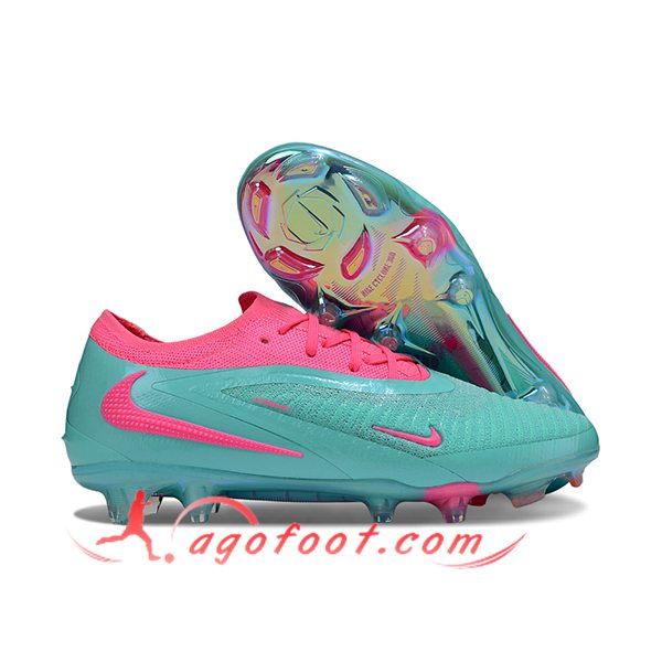 Nike Chaussures de Foot Phantom GX III Elite FG Vert/Rose