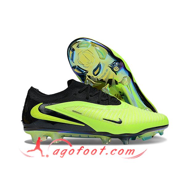 Nike Chaussures de Foot Phantom GX III Elite FG Vert/Noir