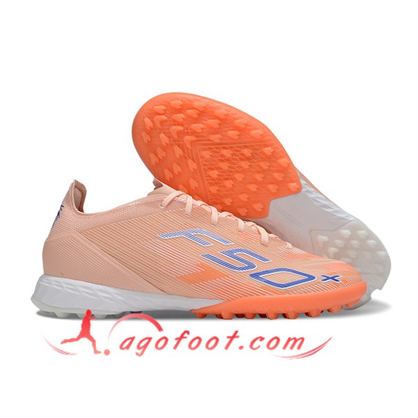 Adidas Chaussures de Foot F50 PRO TF Orange/Bleu
