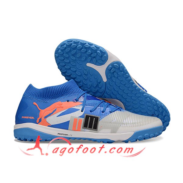 PUMA Chaussures de Foot FUTURE 8 ULTIMATE TF Bleu/Gris/Orange