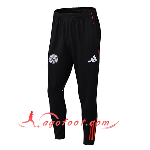 Pantalon Foot Ajax Noir/Rouge 2025/2026