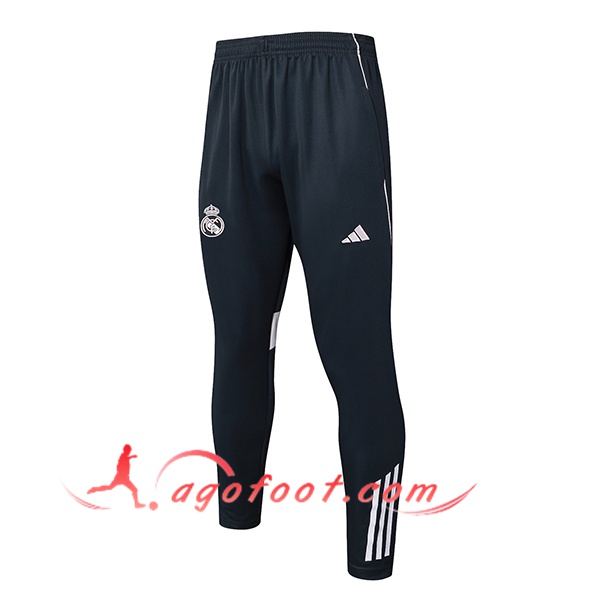 Pantalon Foot Real Madrid Gris Foncé 2025/2026 -02
