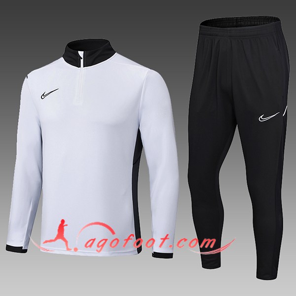 Ensemble Survetement de Foot Nike Enfant Blanc/Noir 2025/2026