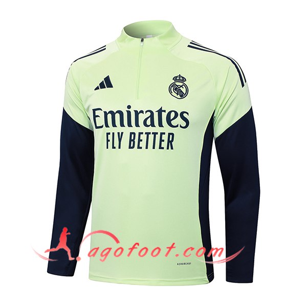 Sweatshirt Training Real Madrid Vert/Bleu 2025/2026