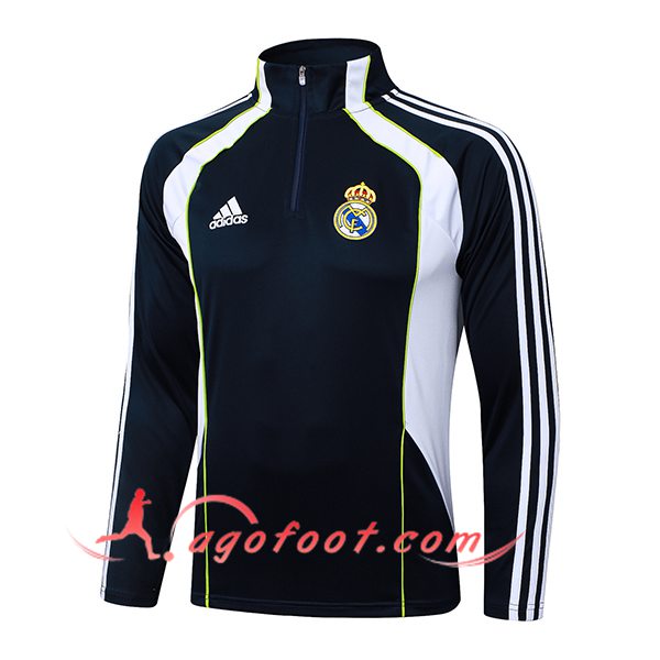 Sweatshirt Training Real Madrid Bleu/Blanc/Vert 2025/2026