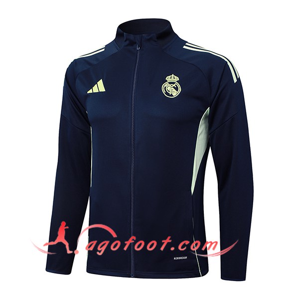 Veste Foot Real Madrid Bleu/Vert 2025/2026 -02