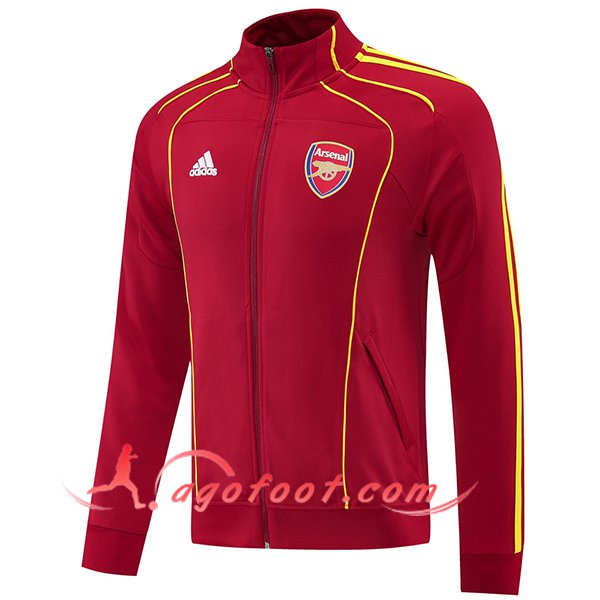 Veste Foot Arsenal Rouge/Jaune 2025/2026