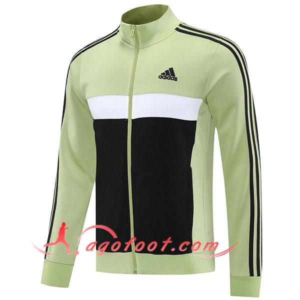 Veste Foot Adidas Vert/Noir/Blanc 2025/2026 -02