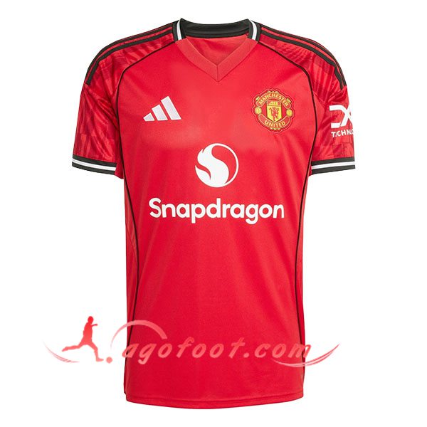 Nouveau Maillot de Foot Manchester United Domicile 2025/2026
