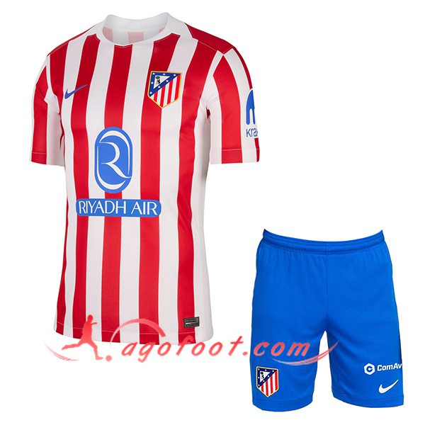 Nouveau Maillot de Foot Atletico Madrid Enfant Domicile 2025/2026