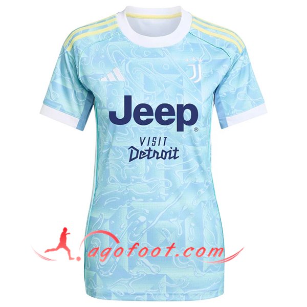 Nouveau Maillot de Foot Juventus Femme Exterieur 2025/2026